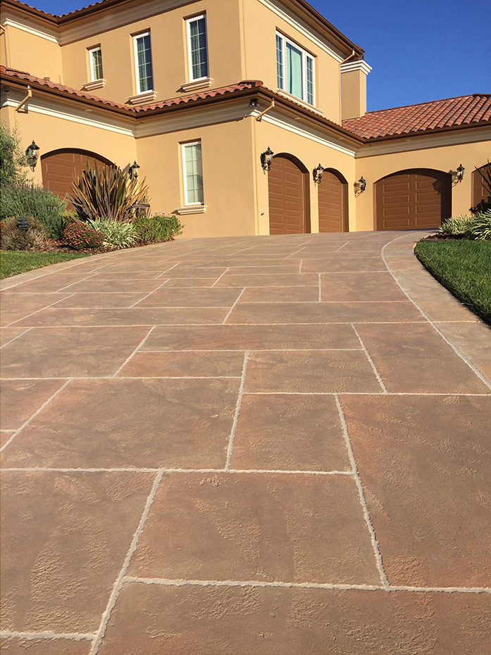 Driveway Concrete Overlay - East Bay Area